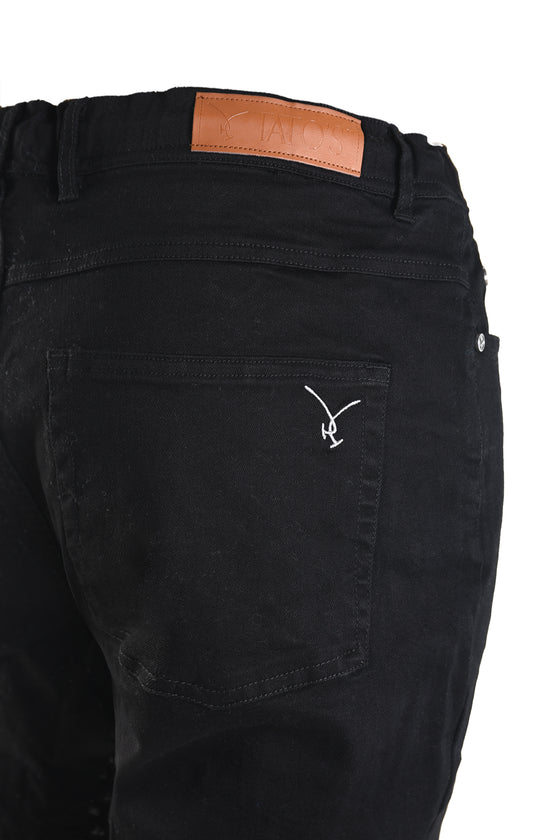 TATO'S Performance Polo Jeans -Black